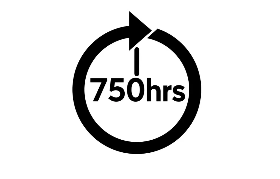 Long-term rental property time tracking interface showing 750-hour REPS compliance progress and activity categories in REPSShield
